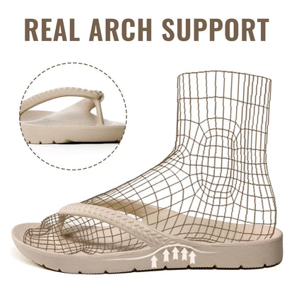 CRACOMIN New Women's Flip Flops Orthopedic Slippers With Arch Support Unisex House Sandals Summer Outdoor Non-slip Beach Slides