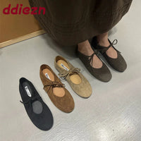 Fashion Butterfly-Knot  Women Flats With Shoes Casual Female Soft Footwear Round Toe Ladies Flats Slip On Shoes