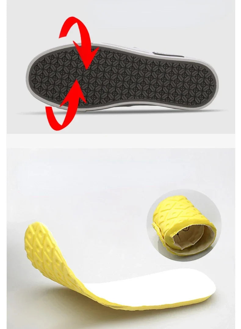 2026 New Men Canvas Shoes Breathable Outdoor Mens Casual Shoes Comfortable Spring Autumn Cloth Flat Shoes Black Walking Sneakers