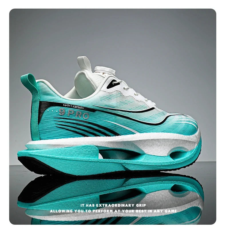 2026 Running Shoes Carbon Board Marathon Men Sports Breathable Lightweight Women's Comfortable Athletic Nonskid Casual Sneakers