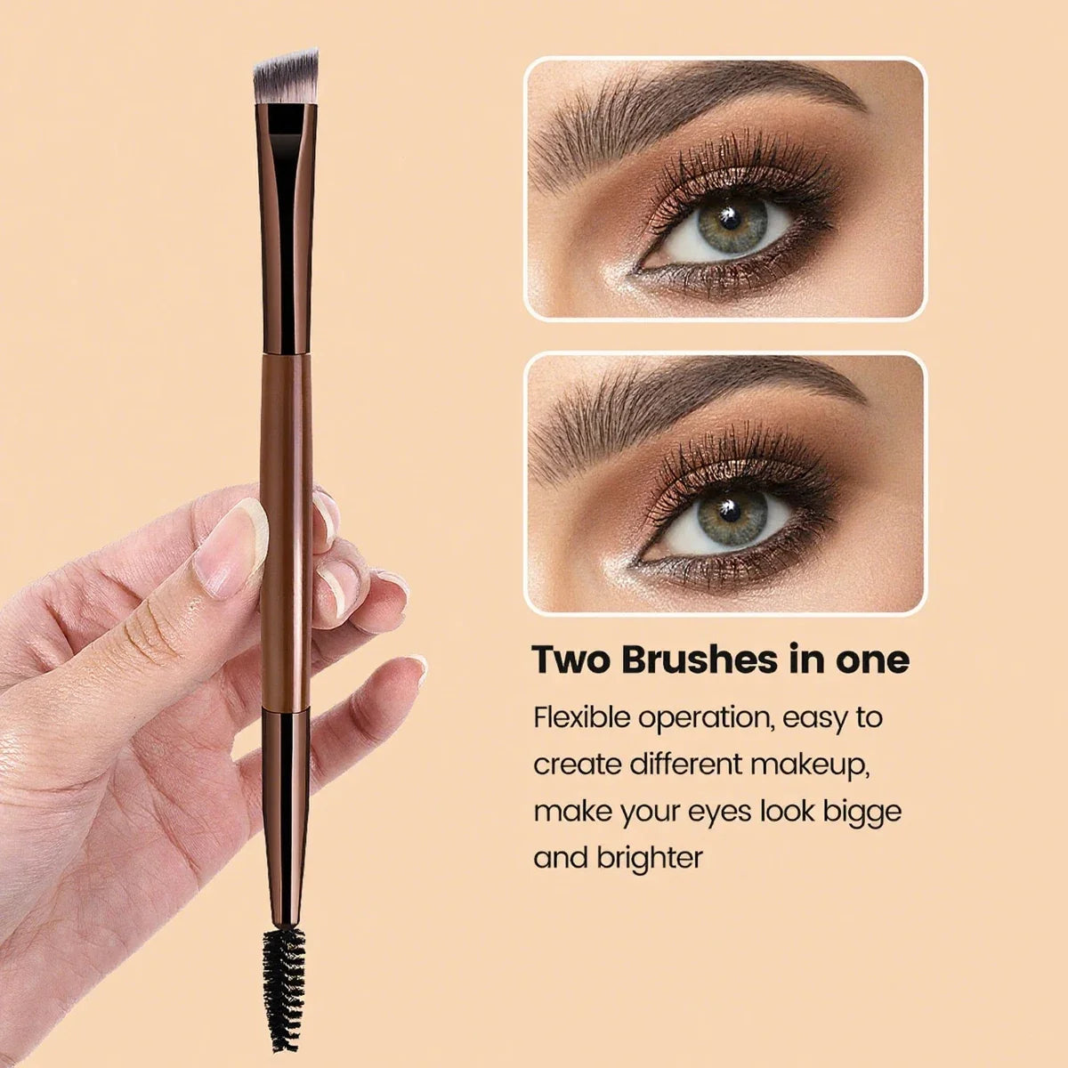 MAANGE 13pcs Makeup Brushes with Storage Bag Foundation Brush Powder Blusher Brush Eye Brush Multi-functional Makeup Brush Set