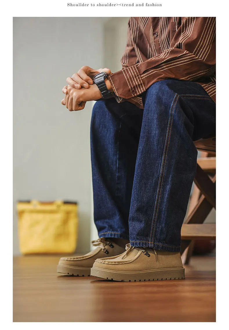 Men Thick Soled Sneakers Fashion Spring/Autumn Soft Board Shoes Personalized Trend Versatile Multi Functional Men Casual Shoes