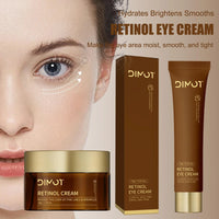 Retinol Eye Cream Anti Wrinkles,Anti Puffiness Remove Dark Circle Eye Bag Hyaluronic Acid Moisturize Peptides Soothe Skin Care