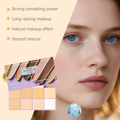 Soft Matte Cream Concealer High Coverage Cover Facial Spots, Acne Scars, Freckles and Tear Troughs Long Lasting Makeup Cosmetics