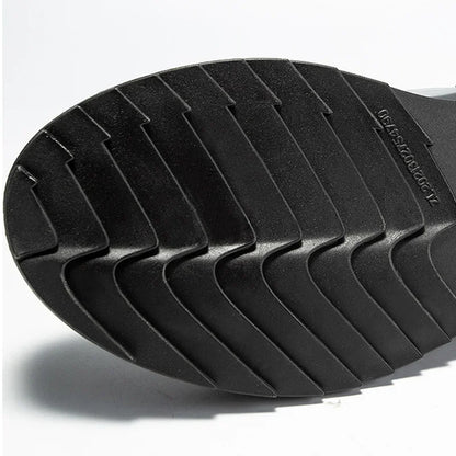 Men's Rain Boots Ankle Waterproof Shoes Men Casual Fishing Work Shoes Slip on Non-slip Rain Shoes Womens Kitchen Rubber Shoes
