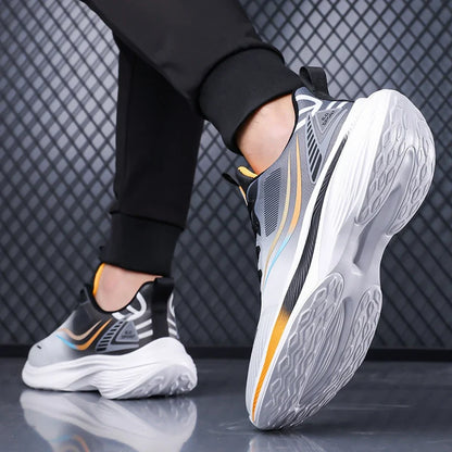 Men's Fashion Sneakers Breathable Comfortable Lightweight Walking Shoes Casual Sports Running Tennis Gym Training Shoes for Men