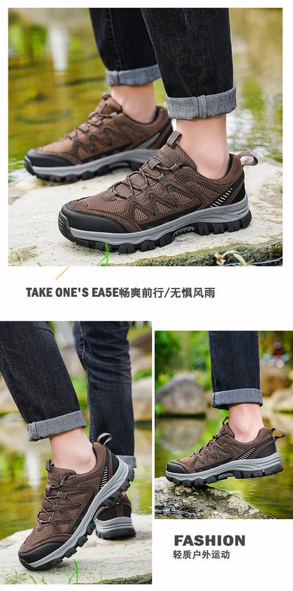 Men'S Hiking Shoes Sports Shoes Classic Design Outdoor Hiking Breathable Lightweight Sports Shoes Autumn New Items 39-48