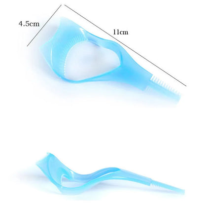 3 Pack Mascara Shield Guard Makeup Eyelash Applicator Cosmetic Mascara Guide Separator Upper Lower Lash Comb Helper Tool