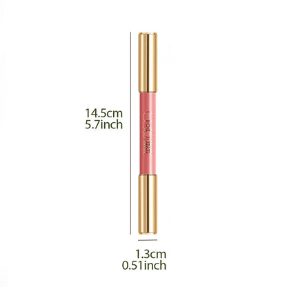 OUT OF OFFICE LUMEGLOW DUO PENCIL,Cheek&Multi-Use,Creamy Blendable,Buildable Color,Twist-Up Design,Luxury Makeup,Smooth Texture