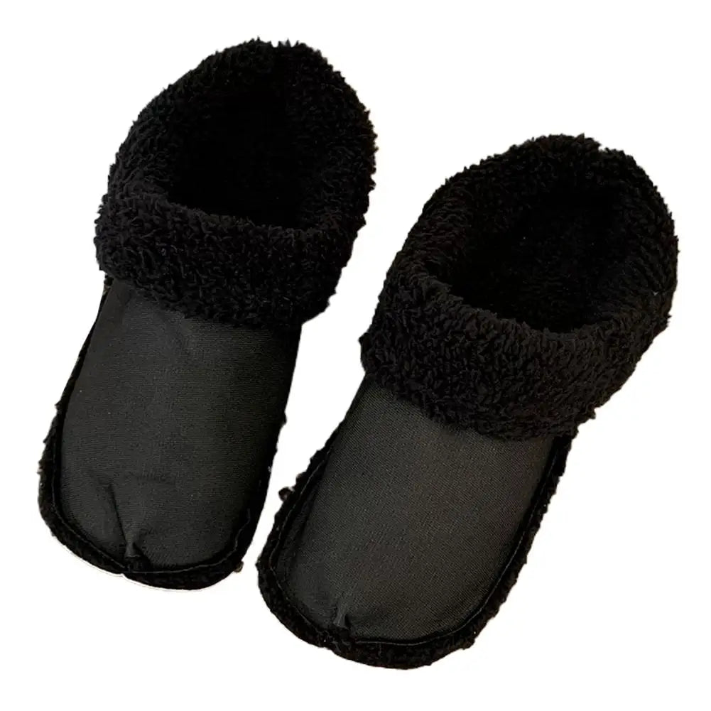 Autumn Winter Plush Liner Warm Hole Shoes With Detachable Thicken Soft Shoe Cover Fashion Versatile Slippers Lining Accessories