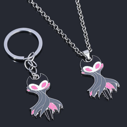 Game Hollow Knight Keychain The Grimm Theater Master Metal Keychain Pendant Game Peripheral Jewelry Unisex Keychain Pendant