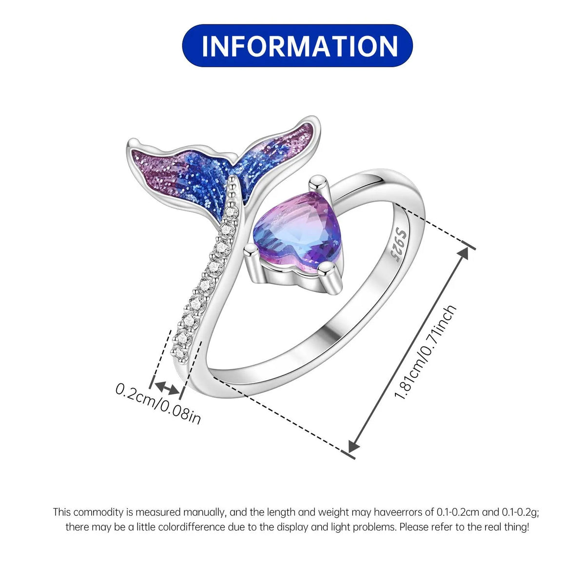 Original 925 Sterling Silver Open Ring Exquisite Panda Dolphin Adjustable Ring Original Daily Fine Jewelry Women Birthday Gifts