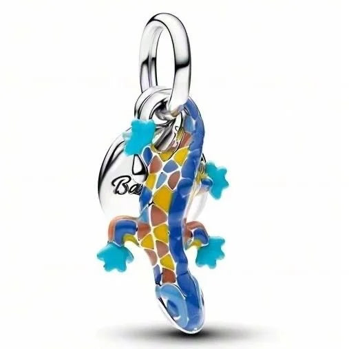 DSN 925 Silver King Of The Grasslands 2026 Charm Beads Pendant Fits Bracelet Necklace DIY Women Festival Party Jewelry Gifts