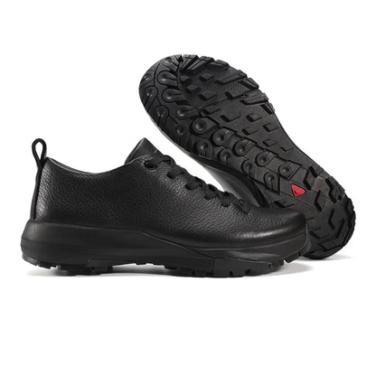 Men Sports Running Shoes Outdoor Walking Soft Casual Sneakers Fashion Designer Genuine Leather Sneaker Waterproof Shoes Men