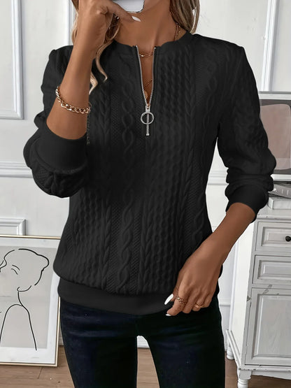 Women Fashion V Neck Long Sleeve Sweatshirt Autumn Winter Casual Loose Hoodie Solid Color Comfortable Pullovers Female 2025