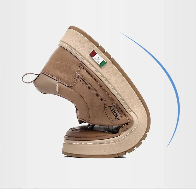 New Large Size 38-48 Leather Men's Sneakers Fashion Casual Men's Platform Sneakers Spring Autumn Designer Board Shoes Man