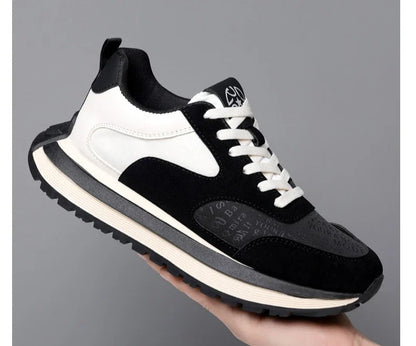 Men Shoes 2025 Spring Autumn New Fashion Comfortable Height Increase Casual Running Shoes Breathable Non Slip Platform Sneakers