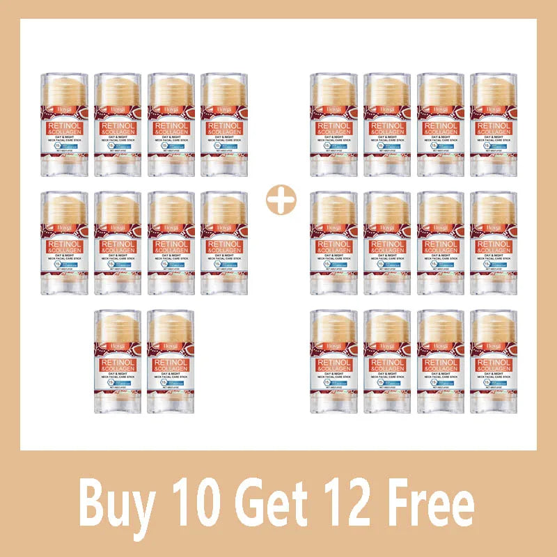 Retinol & Collagen Neck Cream - 40g | Firming, Moisturizing & Lifting | Hyaluronic Acid for All Skin Types
