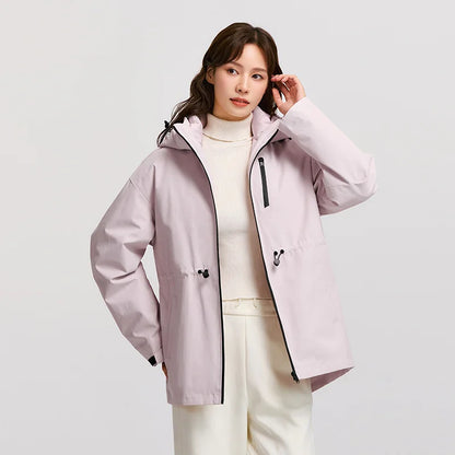 Semir Down Jacket Women 2025 New Two-Piece Three-in-One Outdoor Travel Daily Waterproof Oil-proof Stain-proof Woman winter coat