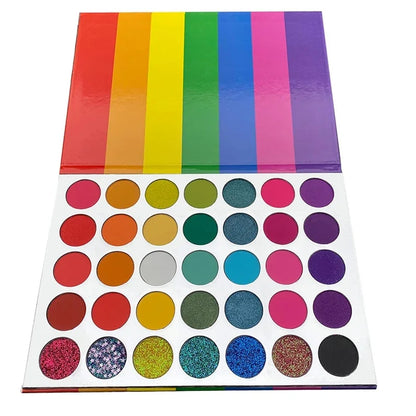 35 Color Eyeshadow Tray Daily Makeup Matte Lasting Nightclub Eyeshadow Pearl Fine Shimmer Waterproof Is Not Easy To Faint