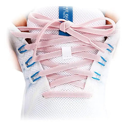 Elastic Laces Sneakers Classic Elastic Shoelaces 6mm Width Flat Shoelace for Kids Adults Shoe laces Rubber Bands for Shoes