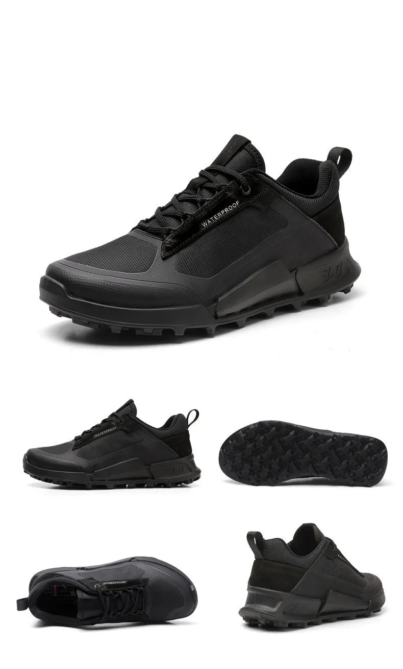 New Men's Shoes Mesh Breathable Outdoor Hiking Shoes Men Lightweight Anti Slip Waterproof Casual Sports Shoes zapatillas hombre