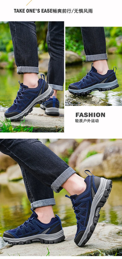 Men'S Hiking Shoes Sports Shoes Classic Design Outdoor Hiking Breathable Lightweight Sports Shoes Autumn New Items 39-48
