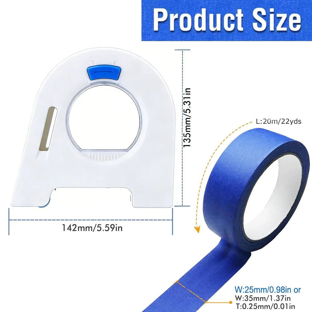 Masking Tape Applicator Tool Manual Paper Tape Dispenser for Wall Painting Caulking Aid Fall Home Renovation DIY Tool
