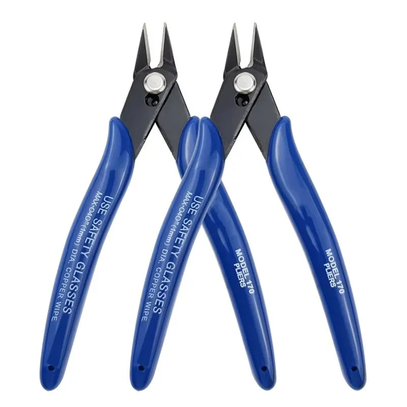 Bomurphy Diagonal Pliers Carbon Steel Pliers Electrical Wire Cable Cutters , Wire Snips for Electronics Soft Copper Jewelry