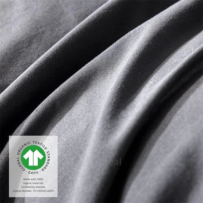 Washed Cotton Bed Linen Bedding Set 4 Pieces Bed Sheets Set Solid Color Comforter Cover Couple Queen King Size Bed Quilt Cover