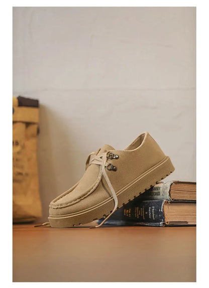 Men Thick Soled Sneakers Fashion Spring/Autumn Soft Board Shoes Personalized Trend Versatile Multi Functional Men Casual Shoes