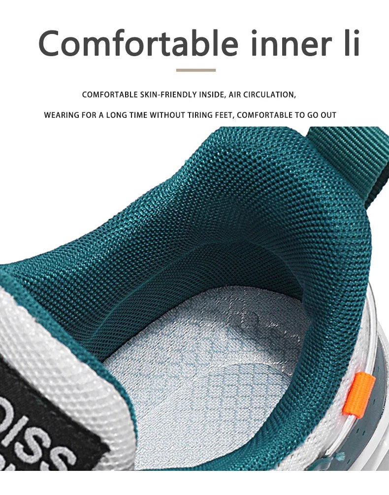 Casual Sneakers Mens Shock-absorb Running Shoes Lightweight Breathable Sports Shoes for Men 2026 New Trendy Gym Trainers for Man