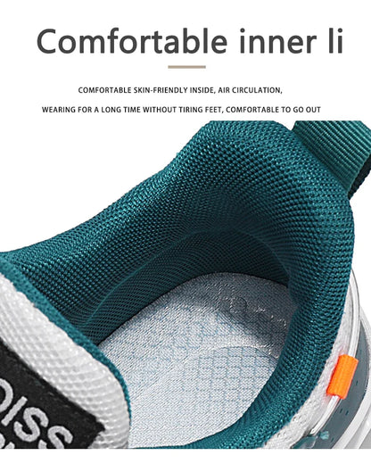 Casual Sneakers Mens Shock-absorb Running Shoes Lightweight Breathable Sports Shoes for Men 2026 New Trendy Gym Trainers for Man