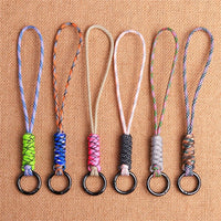 Outdoor Paracord Lanyard Survival Keychain for Men Women Handwoven Backpack Car Keyring Camping Hiking EDC Jewelry Accessories