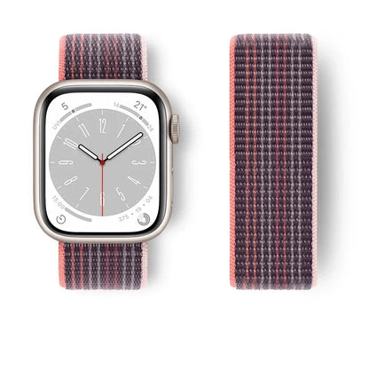 Nylon Sport loop Strap For Apple Watch Band 44mm 42/40mm 45mm  38/41mm pride Bracelet iwatch Ultra2 49mm Series 9 8 se 7 6 5 4 3