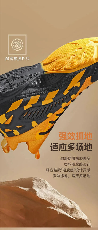 Men's Basketball Shoes Breathable Cushioning Non-Slip Wearable Runing Shoes Gym Training Athletic Basketball Sneakers for Men