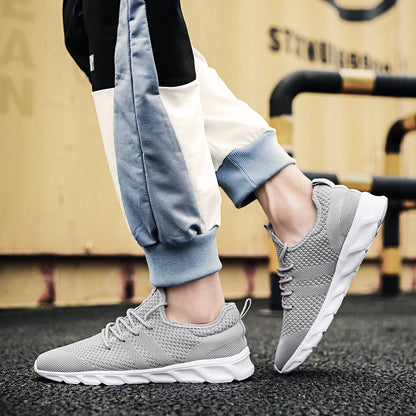 Breathable Men's Sneaker Casual Antiskid and Wear-resistant Jogging Men Sport Shoes Hot Sale Light Man Running Comfortable