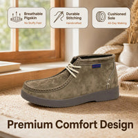 Men's Premium Leather Handcrafted Sewn Boots Elegant Mocassin Man Shoes, Chelsea Boots Men, Botas Para Hombre, Chukka Boots
