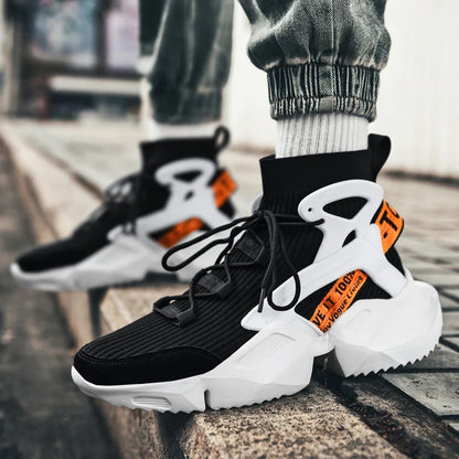 Men's Casual Sneakers Breathable Luxury Trainer Race Shoes Fashion Loafers Running Shoes for Male