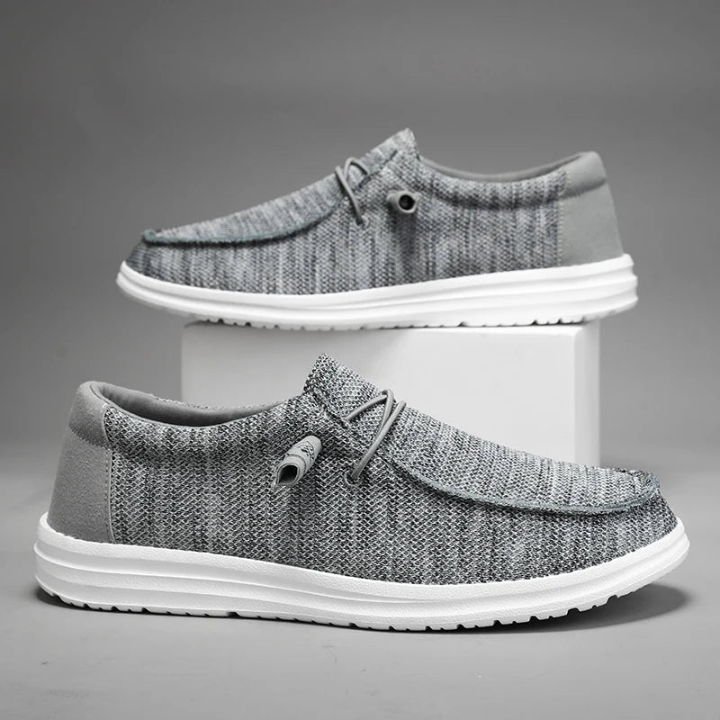 Plus Big Size 50 Dude Canvas Shoes Men Casual Slip on Shoes Alpargatas Hombre Moccasins Mocassin Homme Lightweight Breathable