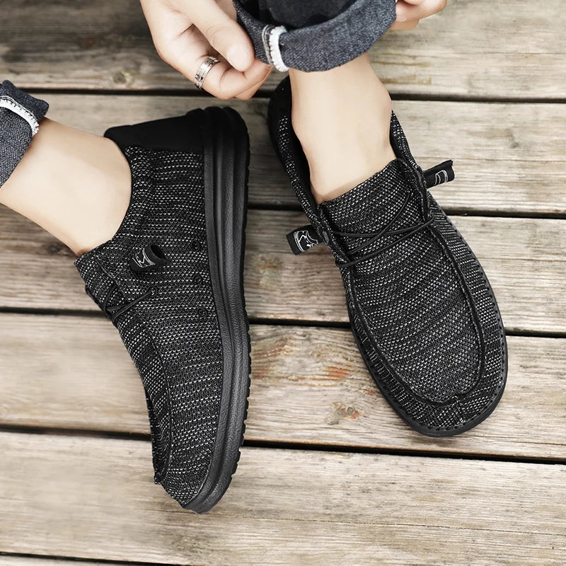 Plus Big Size 50 Dude Canvas Shoes Men Casual Slip on Shoes Alpargatas Hombre Moccasins Mocassin Homme Lightweight Breathable
