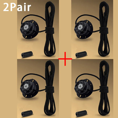 Fashion Swivel Buckle Laces Automatic Shoelace Without ties Kids Adult Sneakers No Tie Shoe laces Shoe accessories 1Pair/2Pair
