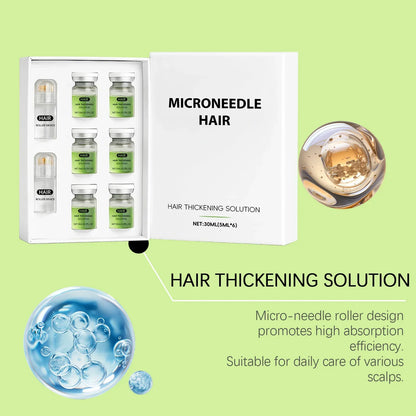Anti-Hair Loss Scalp Care Roller Serum Kit Nourishes Roots Strengthens Hair Prevents Baldness Daily Care