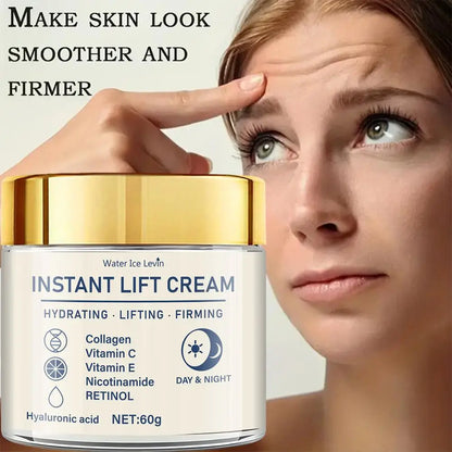 60g Firming Face Cream Collagen Moisturizer with Hyaluronic Acid, Niacinamide,Retinol, Moisturizing Firming Tightening Skincare