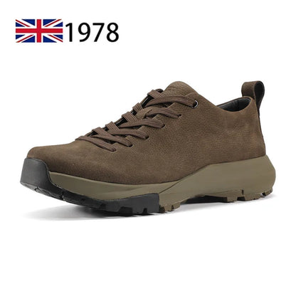 Men Sports Running Shoes Outdoor Walking Soft Casual Sneakers Fashion Designer Genuine Leather Sneaker Waterproof Shoes Men