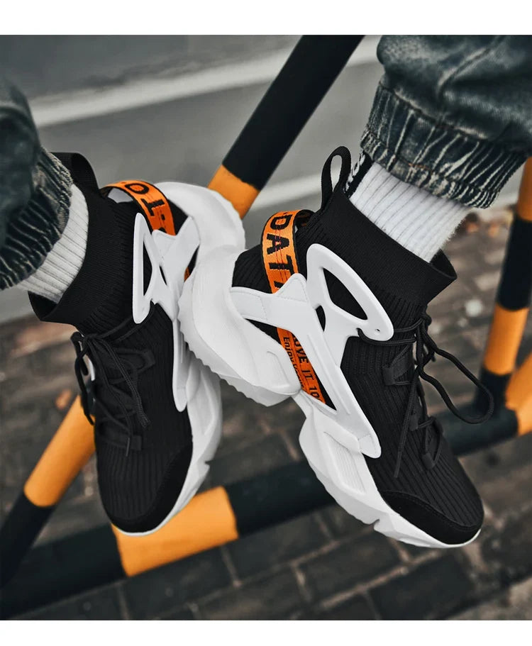 Men's Casual Sneakers Breathable Luxury Trainer Race Shoes Fashion Loafers Running Shoes for Male