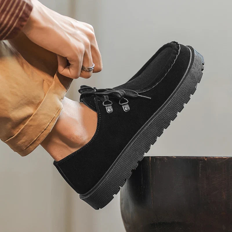 Men Thick Soled Sneakers Fashion Spring/Autumn Soft Board Shoes Personalized Trend Versatile Multi Functional Men Casual Shoes