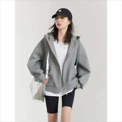 CHIC VEN Women Sweatshirts Loose New Drawstring Hooded Female Jacket BF Style Woman Sports Coat Spring Autumn 2025