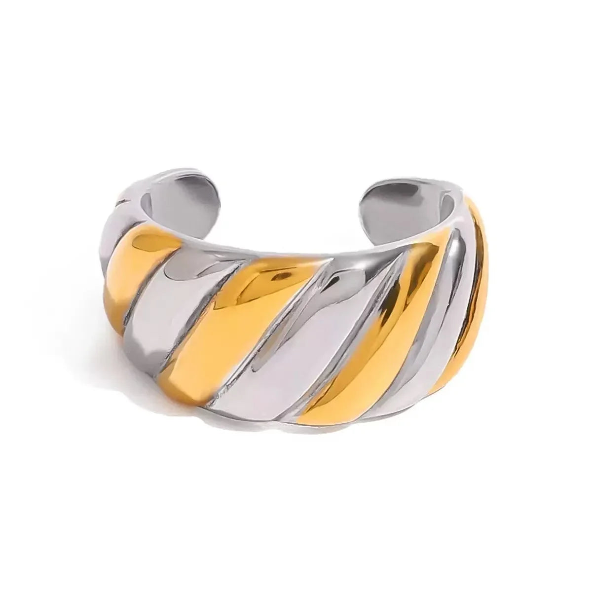 High End Waterproof Hollow Stainless Steel Finger Ring Trendy for Women Personalize Jewelry Wholesale