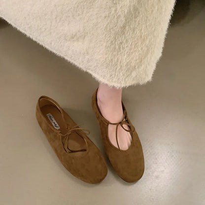 Fashion Butterfly-Knot  Women Flats With Shoes Casual Female Soft Footwear Round Toe Ladies Flats Slip On Shoes